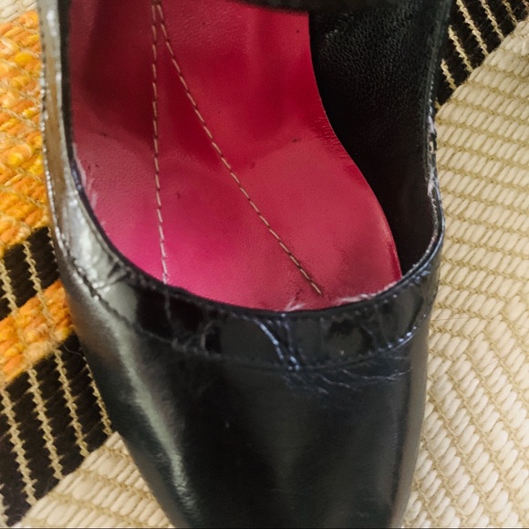 Kate Spade Scarlett Black Leather Mary Jane Heels - Picture 10 of 11